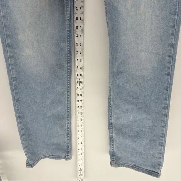 Hollister Epic Flex  Straight Jeans Light Wash Stretch Denim Men 31x32 - Picture 5 of 9